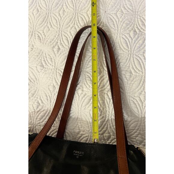 Vintage Fossil Gwen Shopper Tote Leather - Picture 15 of 16